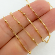 14k Solid Gold Filled Satellite Chain